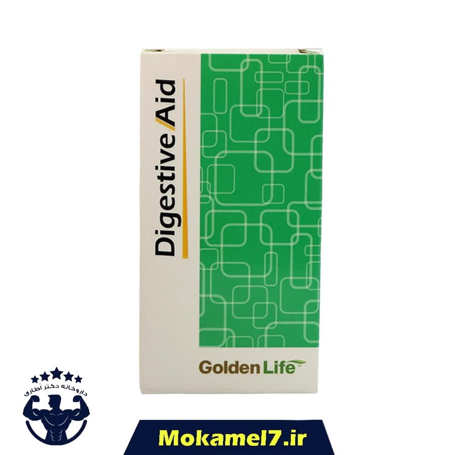 دایجستیو اید گلدن لایف 60 عدد تاریخ 2026/11/30 | Golden Life Digestive Aid