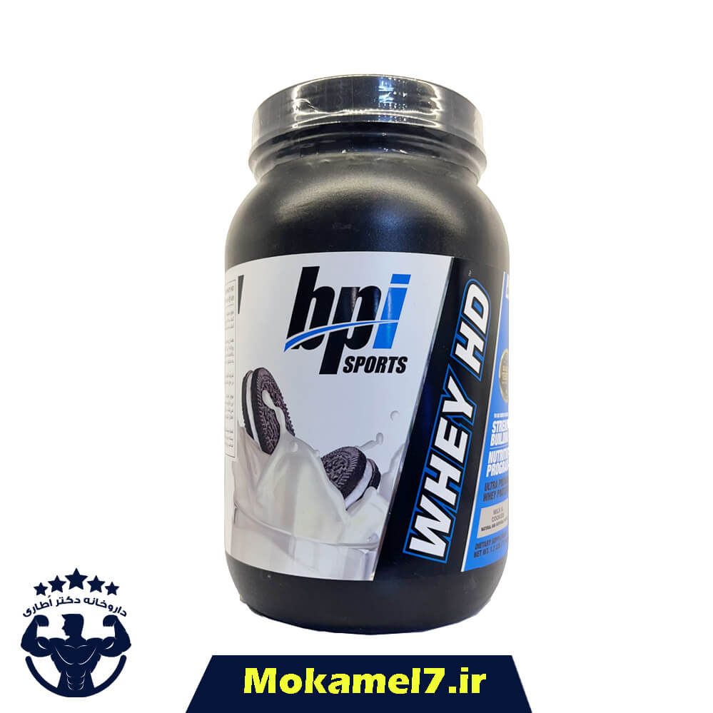 پروتئین وی اچ دی بی پی آی 777 گرم طعم شیر و بیسکوئیت | BPI Whey Hd