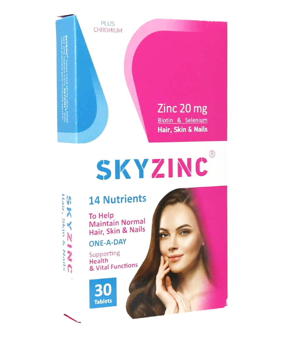 اسکای زینک 20 میلی گرم  ویت اسکای 30 عدد |  Vitsky SkyZinc 20 mg