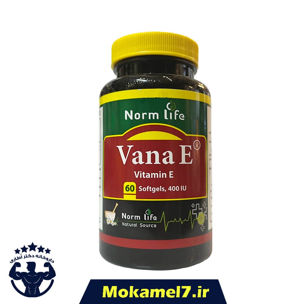 وانا ویتامین ای 400 نورم لایف 60 عدد | Norm Life Vana E