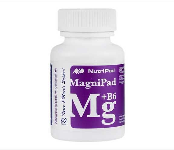 مگنی پاد منیزیم سیترات و ویتامین ب 6 | Nutri Pad Magnesium Citrate Plus Vitamin B6