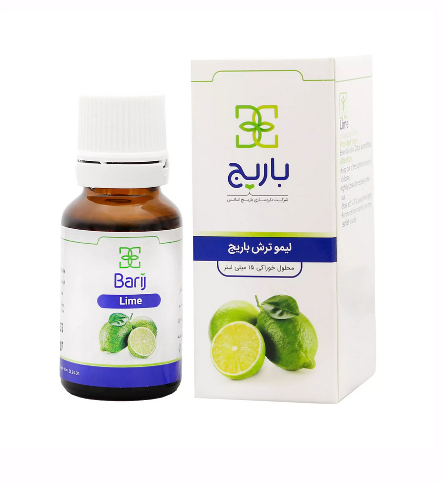 قطره خوراکی لیموترش 15 میلی لیتری | Barij Essence Lime Oral Drop 15 ml