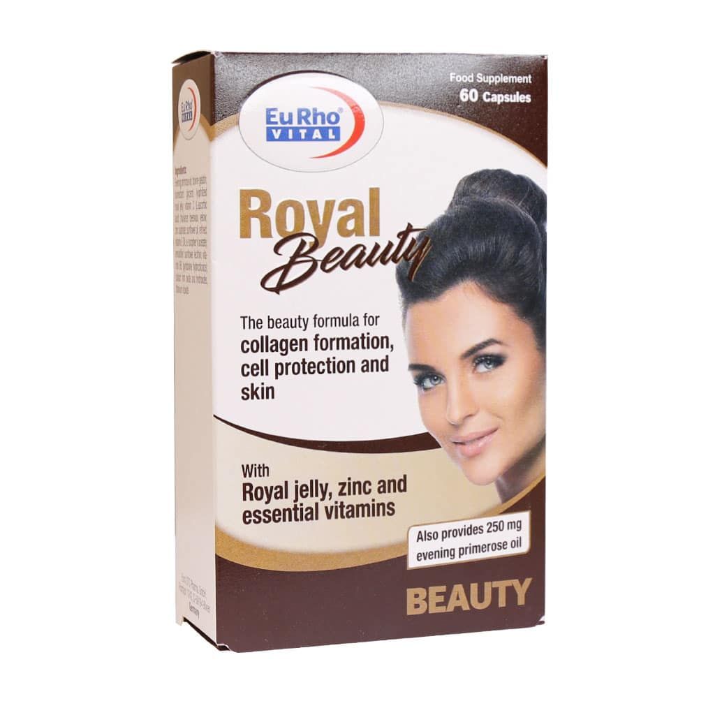 کپسول رویال بیوتی یوروویتال بسته 60 عدد |  Eurho Vital Royal Beauty
