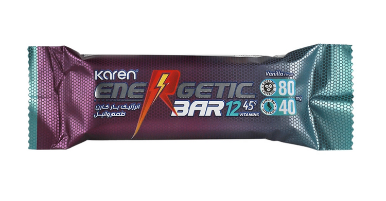 انرژتیک بار کارن 45 گرم طعم وانیل | Karen Energetic Bar