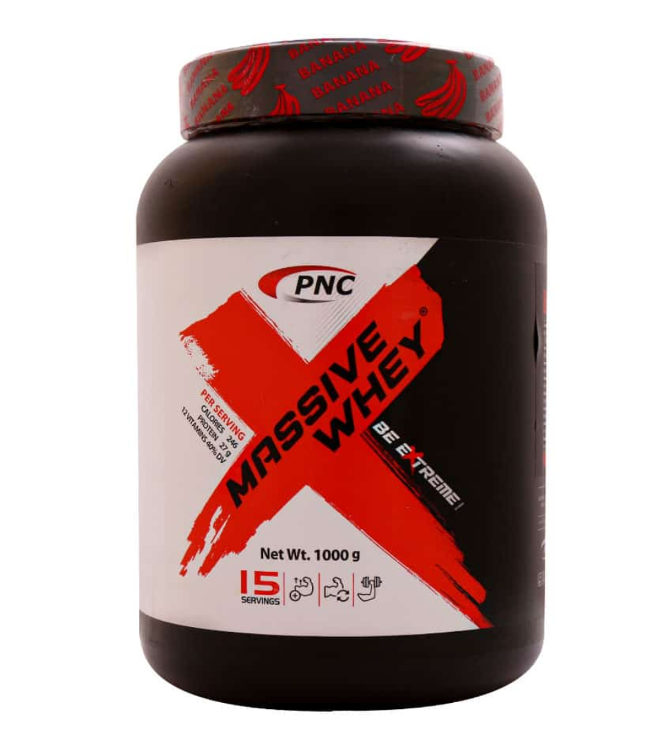 مسیو وی پی ان سی کارن 1000 گرم طعم موز | PNC Massive Whey