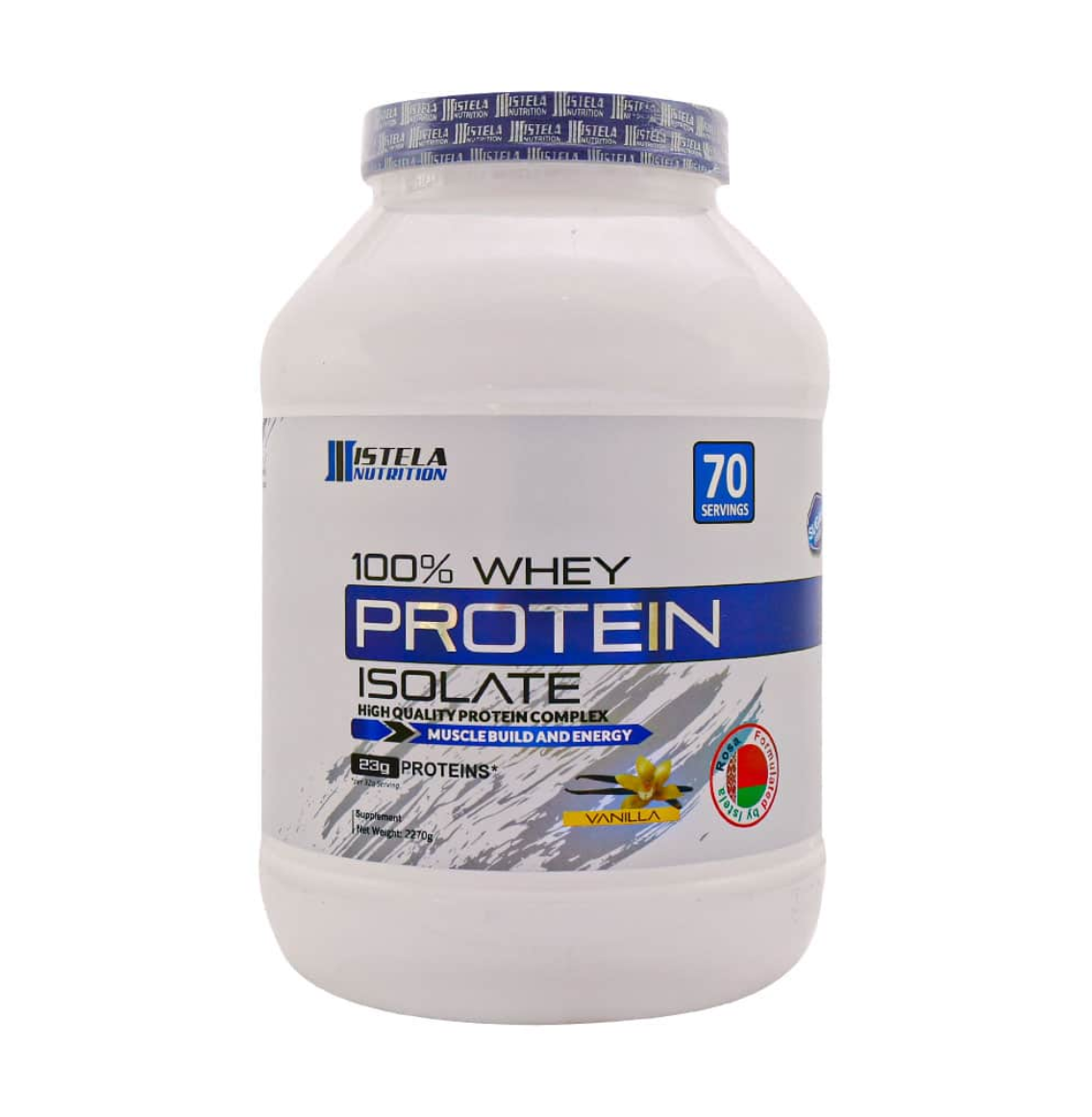 وی پروتئین ایزوله استلا 100 درصد 2270 گرم شکلات | Istela Whey Protein 100
