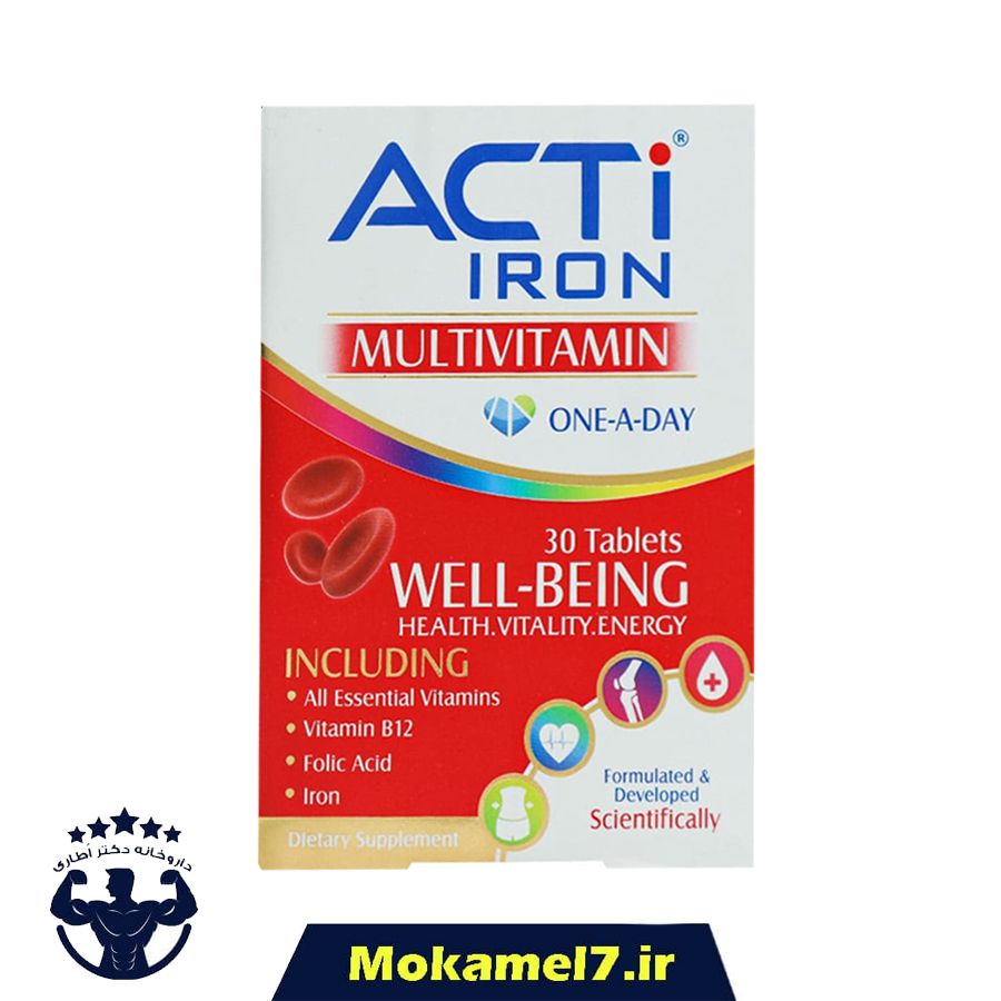 اکتی آیرون ابیان دارو قرص 30 عددی | Abian Darou Acti Iron