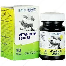 ویتامین د 3 هلثی وی 2000 واحدی 30 عدد | Healthy Way Vitamin D3 2000 IU