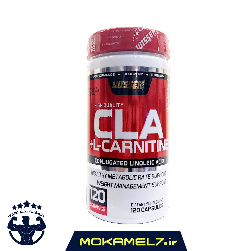 سی ال ای پلاس ال کارنیتین ویثر 120 عدد | Wisser CLA+L-Carnitine