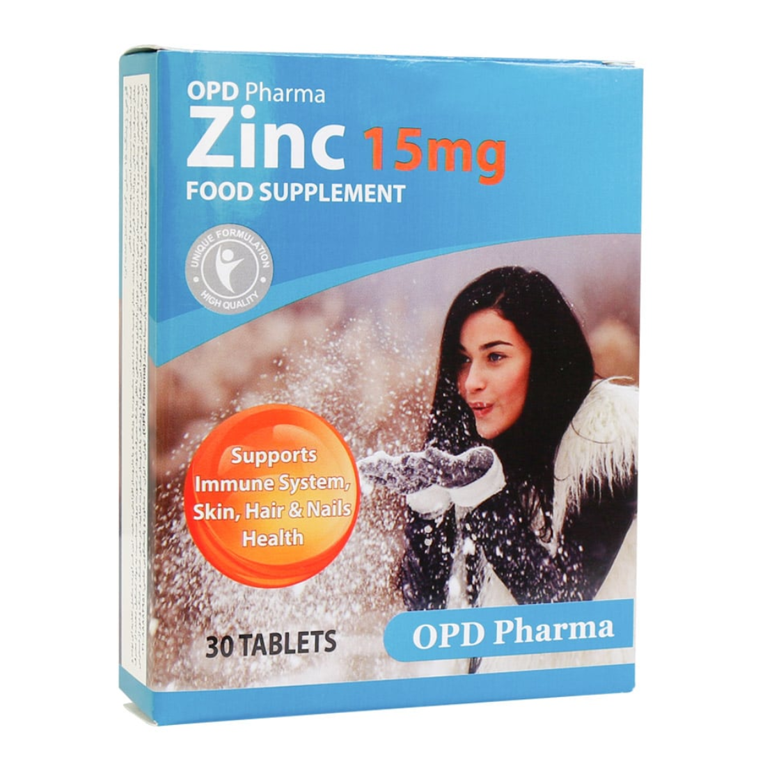 زینک 15 میلی گرم او پی دی فارما 30 عددی | Opd Pharma Zinc 15mg 30 Tablets